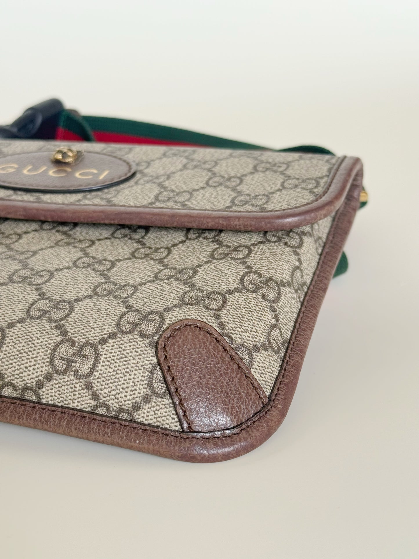 Gucci GG Monogram Neo Vintage Web Belt Bag