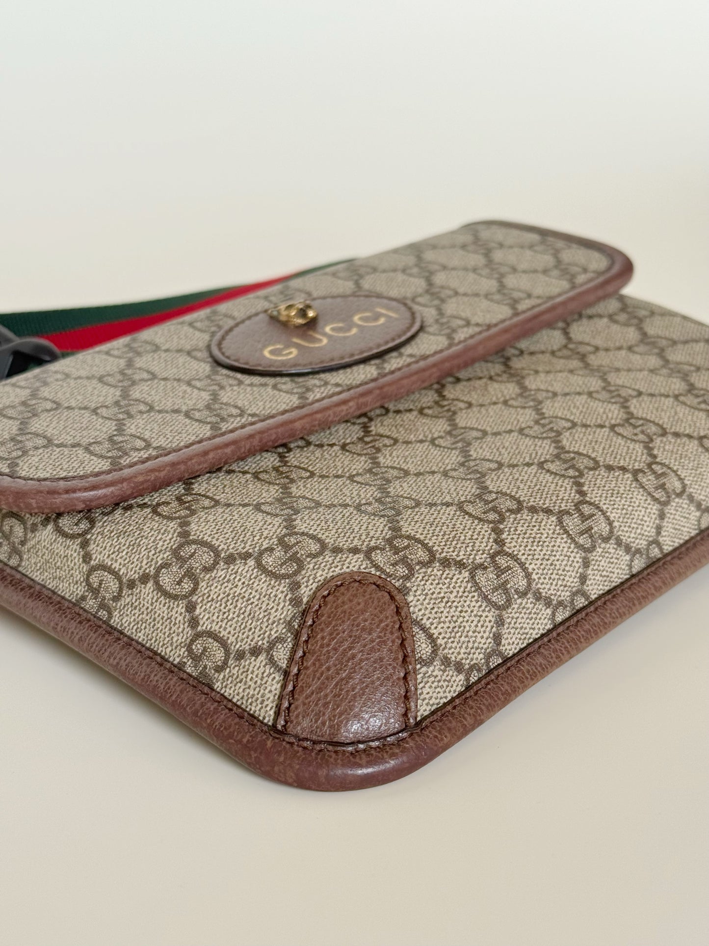 Gucci GG Monogram Neo Vintage Web Belt Bag