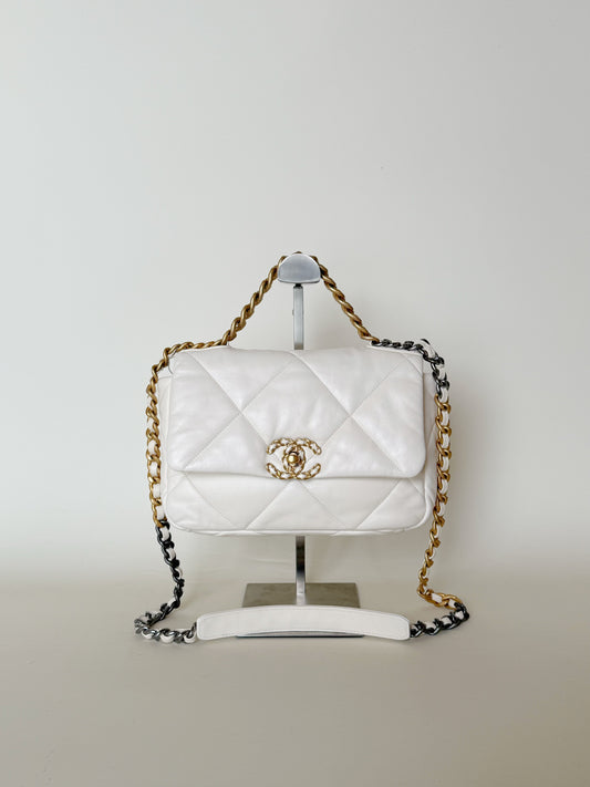 Chanel Lambskin Quilted Chanel 19 Flap