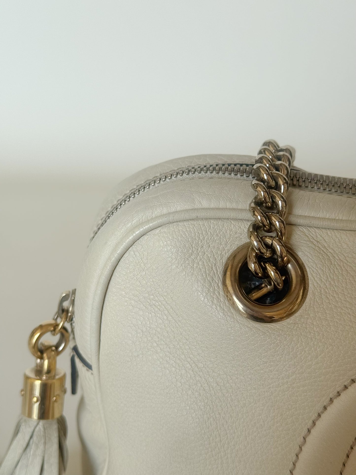 Gucci Pebbled Calfskin Small Soho Bowler