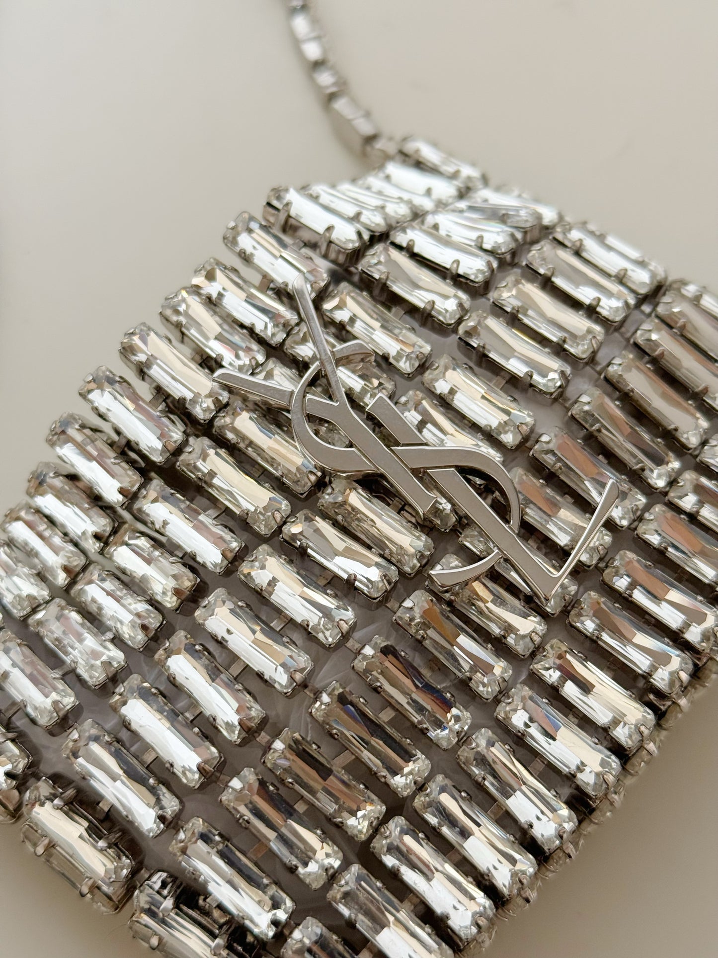Saint Laurent Crystal Micro Evening Bag
