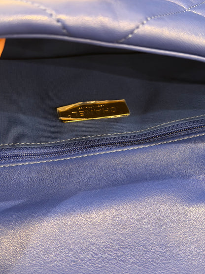 Chanel Goatskin Quilted Chanel 19 Flap Bag