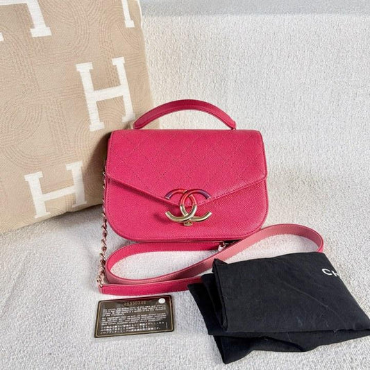 Chanel Caviar Quilted Cuba Top Handle Bag