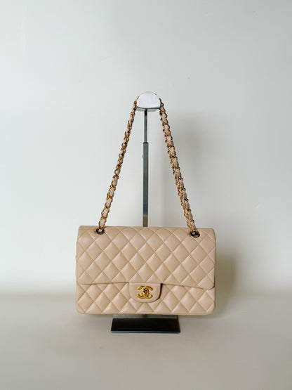 Chanel Lambskin Quilted Double Flap