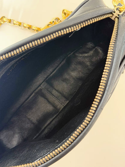 Chanel Leather Camera Tassel Bag