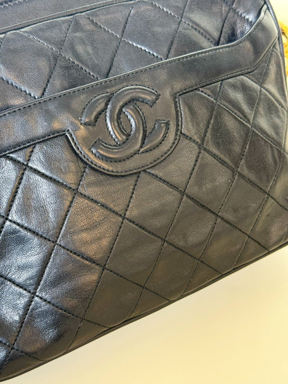 Chanel Leather Camera Tassel Bag