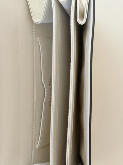 Christian Dior Lambskin Embroidered La Roue De La Fortune Tarot Pouch Clutch