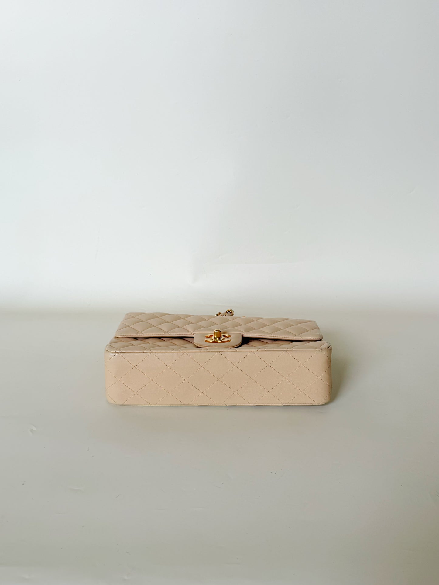 Chanel Lambskin Quilted Double Flap