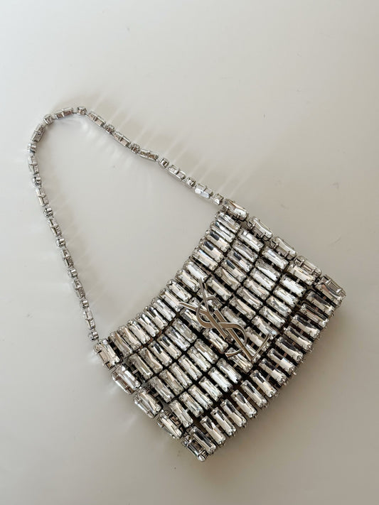 Saint Laurent Crystal Micro Evening Bag