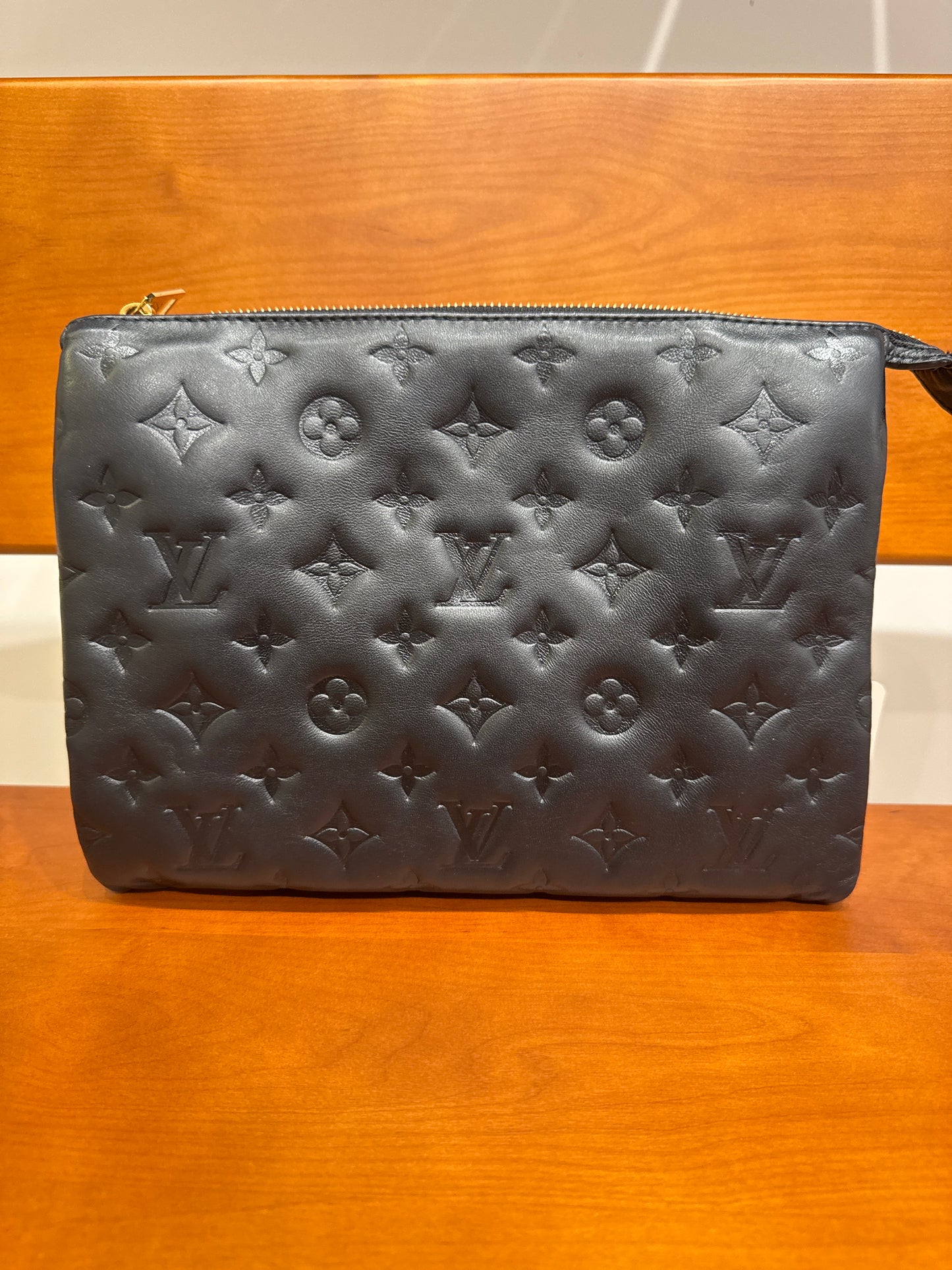 Louis Vuitton Monogram Embossed Lambskin Coussin PM Crossbody Bag CN4201
