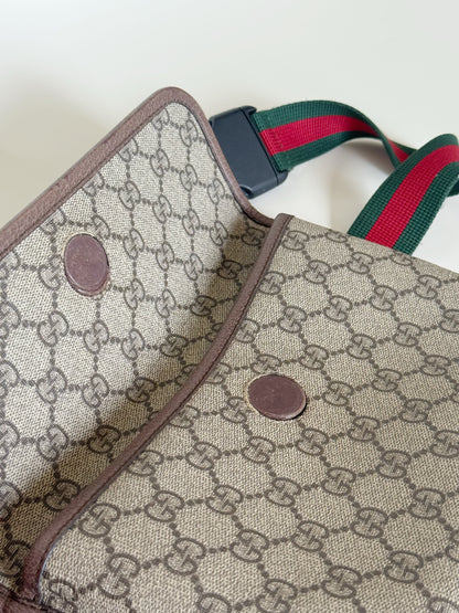 Gucci GG Monogram Neo Vintage Web Belt Bag