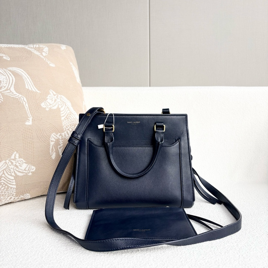 Saint Laurent Leather Top Handle Bag