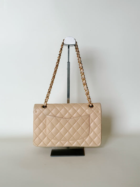 Chanel Lambskin Quilted Double Flap