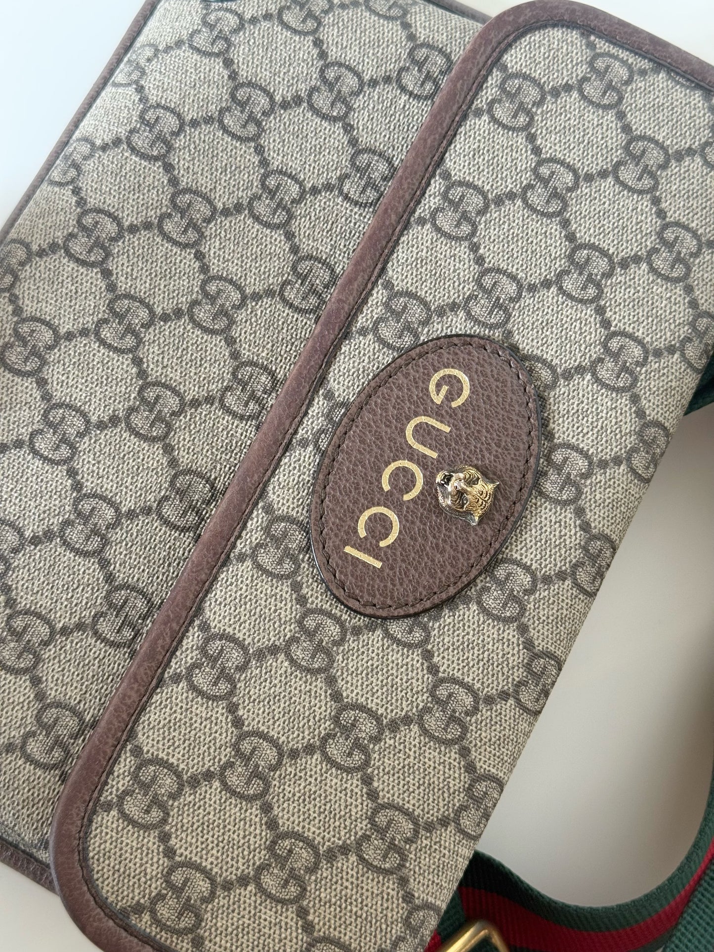 Gucci GG Monogram Neo Vintage Web Belt Bag