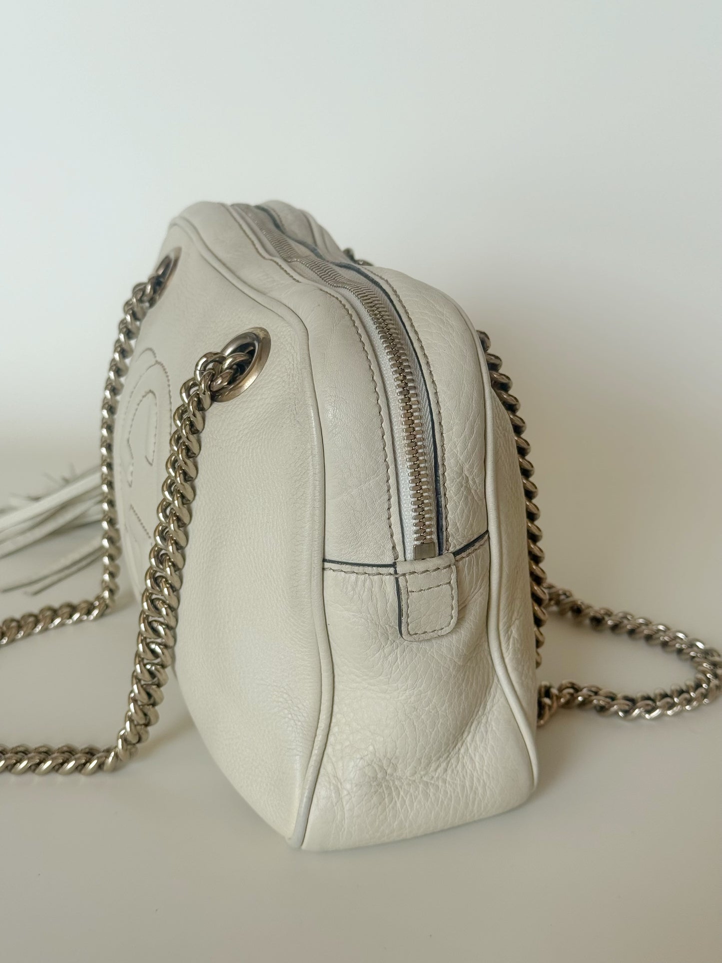 Gucci Pebbled Calfskin Small Soho Bowler