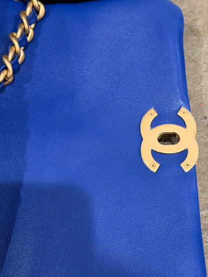 Chanel Goatskin Quilted Chanel 19 Flap Bag