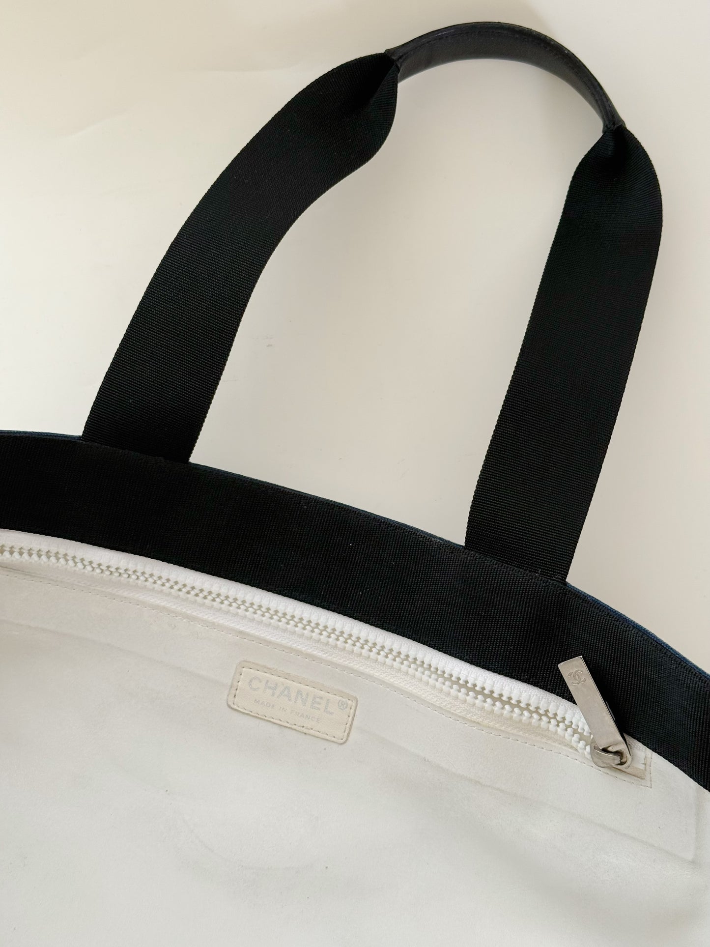 Chanel Canvas Coco Hearts Print Tote
