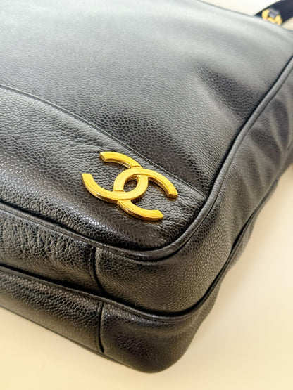 Chanel Caviar Triple CC Shoulder Bag