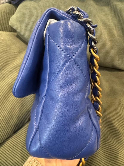 Chanel Goatskin Quilted Chanel 19 Flap Bag