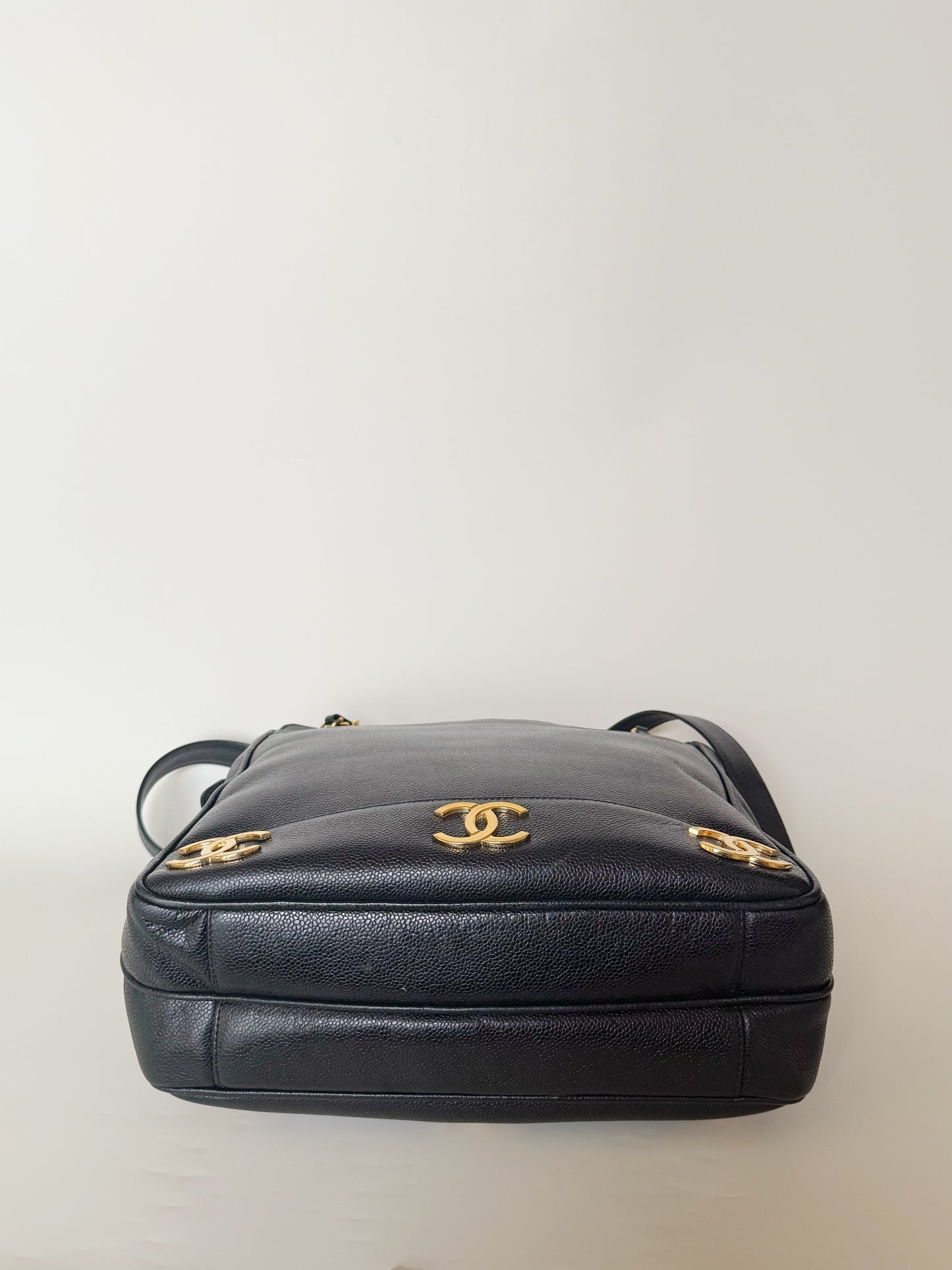 Chanel Caviar Triple CC Shoulder Bag