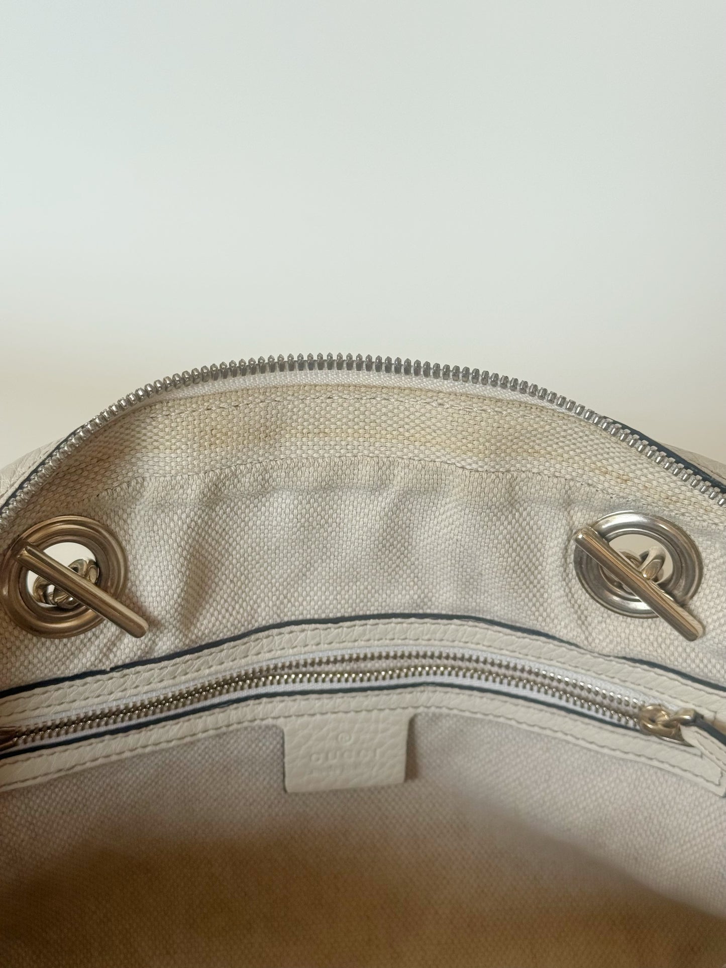 Gucci Pebbled Calfskin Small Soho Bowler