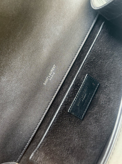 Saint Laurent Smooth Calfskin Classic Monogram Kate Tassel Satchel