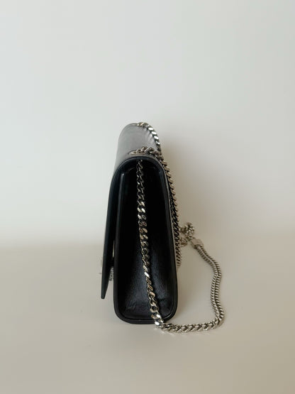 Saint Laurent Smooth Calfskin Classic Monogram Kate Tassel Satchel
