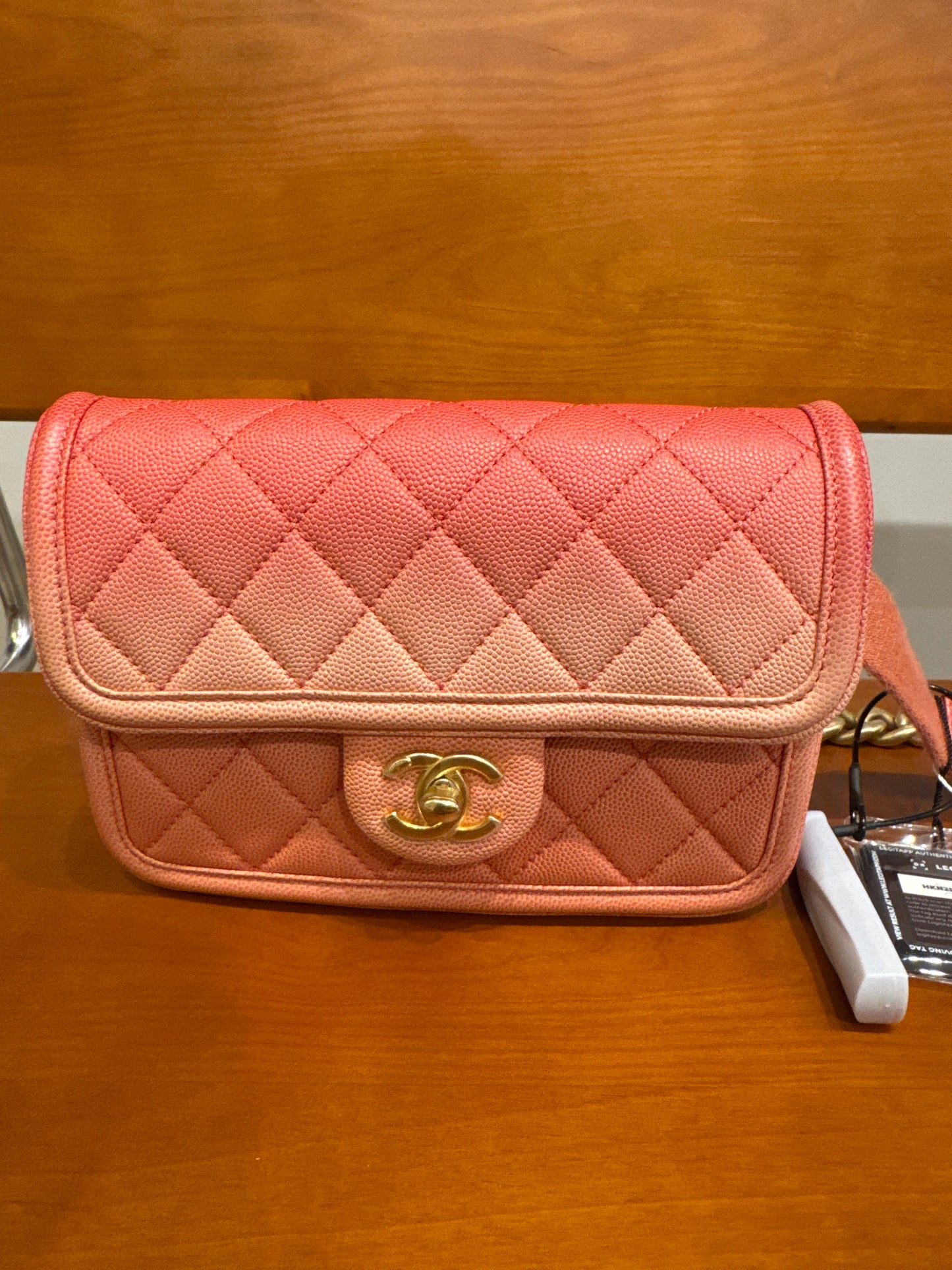 Chanel Caviar Quilted Sunset On The Sea Waist Bag CN4237