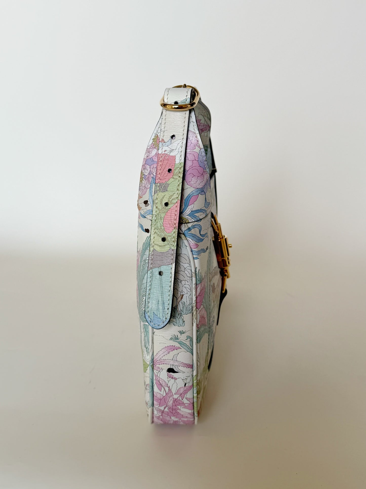 Gucci New Shanghai Calfskin Tiger Savanah Jackie 1961 Hobo