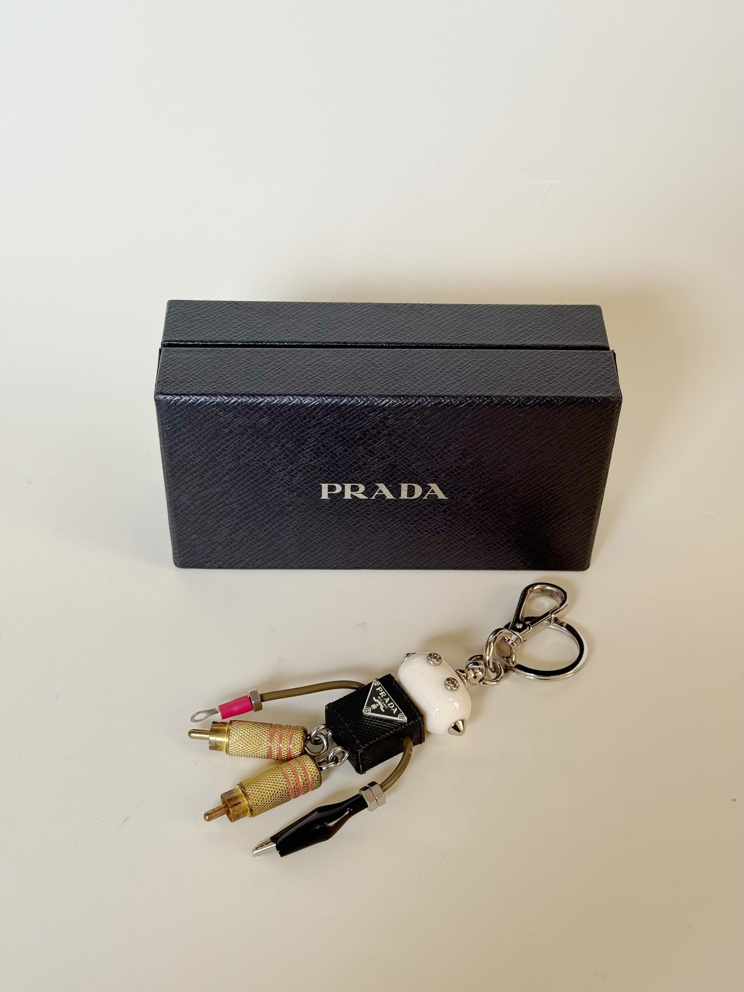 Prada Saffiano Robot Bag Charm