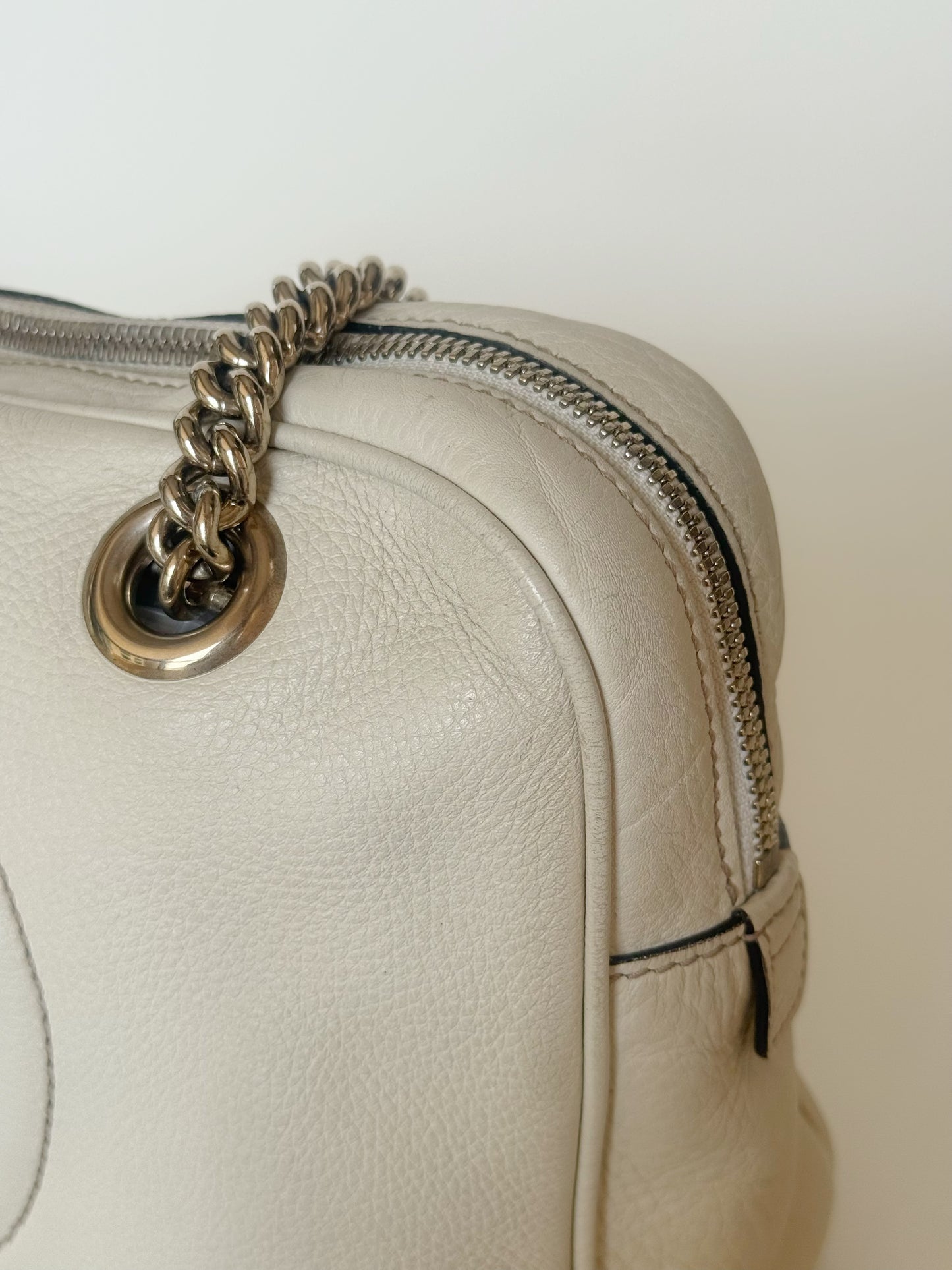 Gucci Pebbled Calfskin Small Soho Bowler