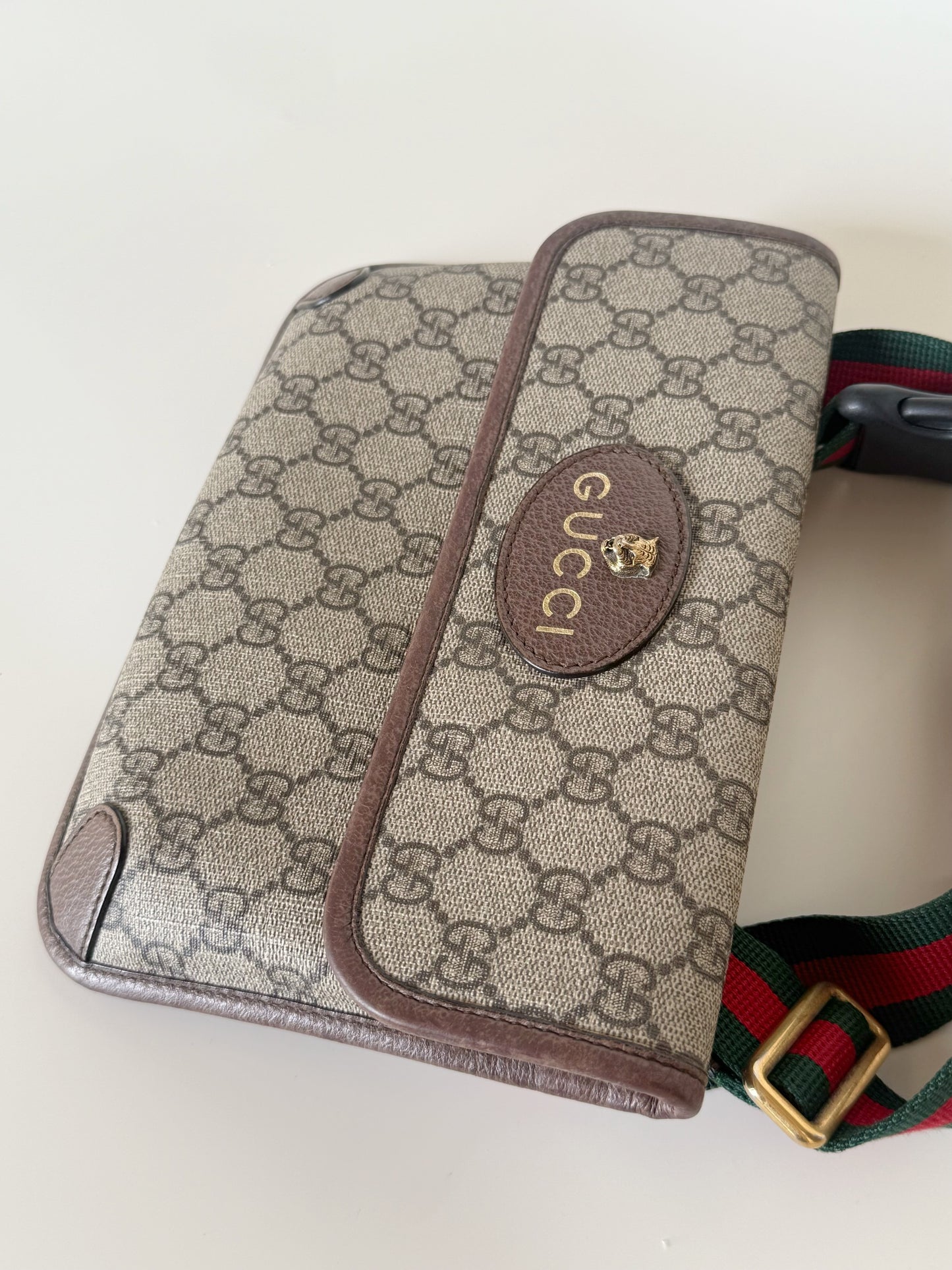 Gucci GG Monogram Neo Vintage Web Belt Bag
