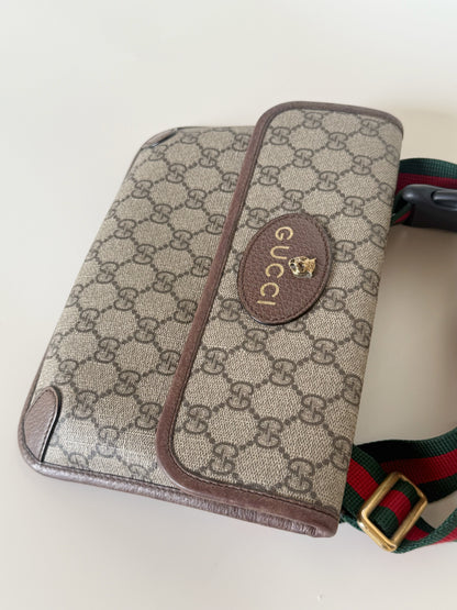 Gucci GG Monogram Neo Vintage Web Belt Bag