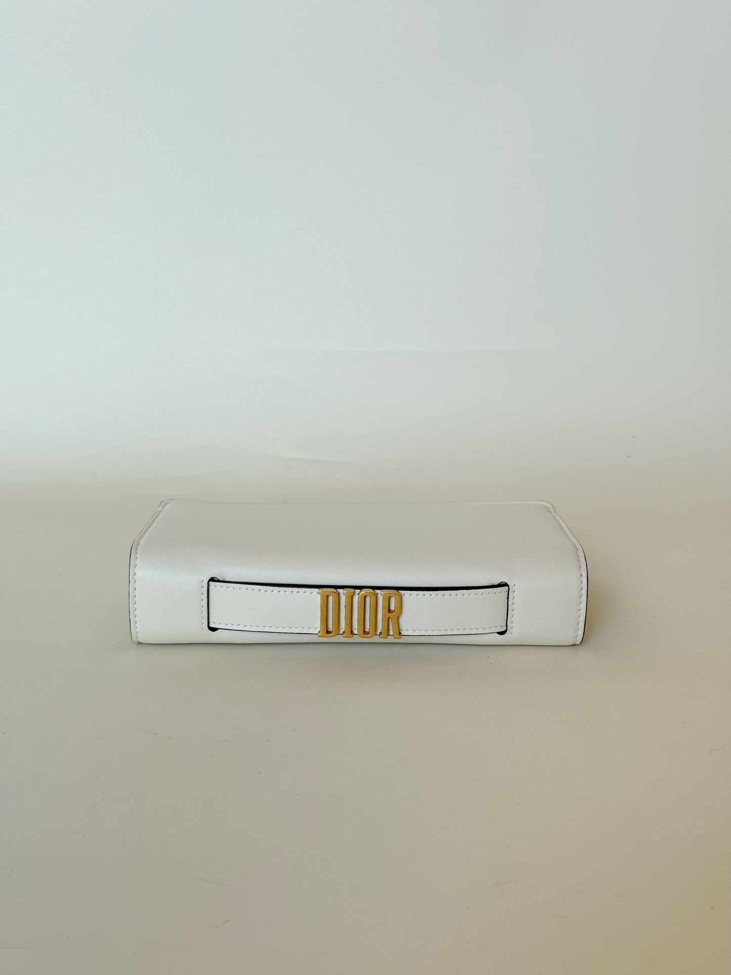 Christian Dior Lambskin Embroidered La Roue De La Fortune Tarot Pouch Clutch