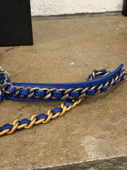 Chanel Goatskin Quilted Chanel 19 Flap Bag