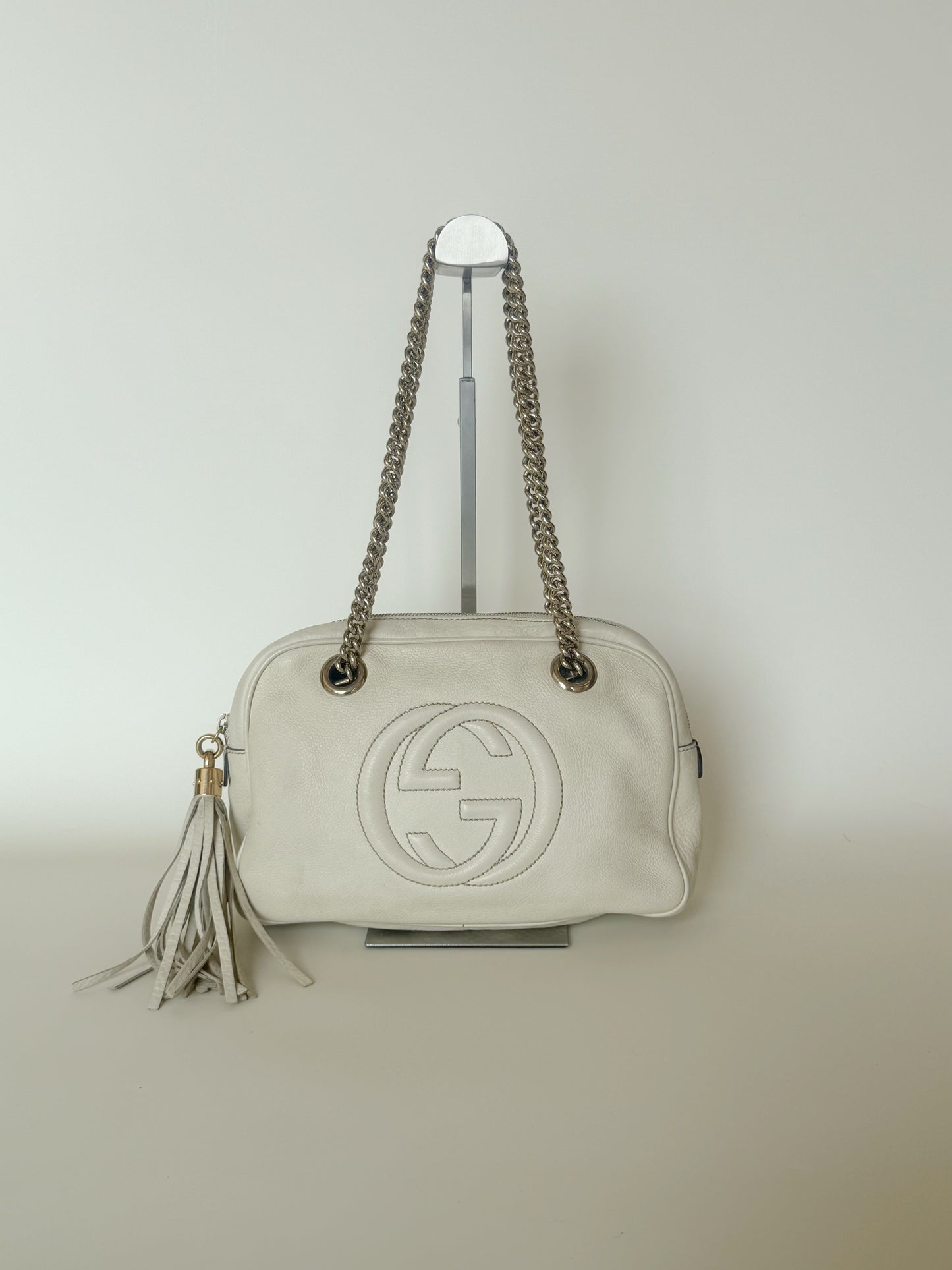 Gucci Pebbled Calfskin Small Soho Bowler