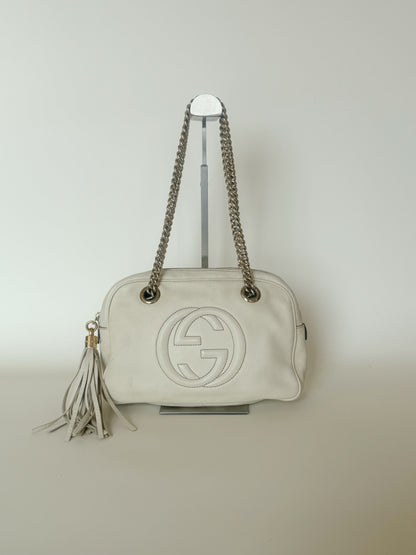 Gucci Pebbled Calfskin Small Soho Bowler