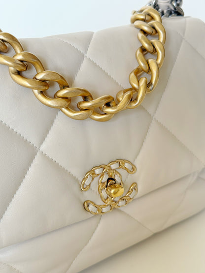 Chanel Lambskin Quilted Chanel 19 Flap