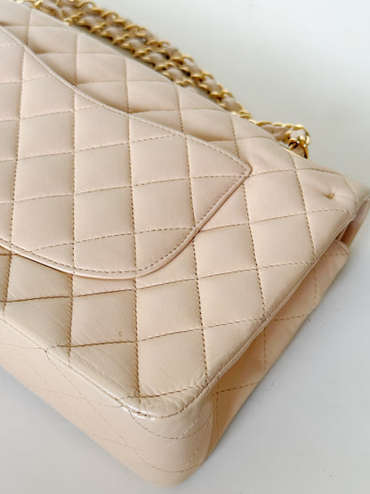 Chanel Lambskin Quilted Double Flap