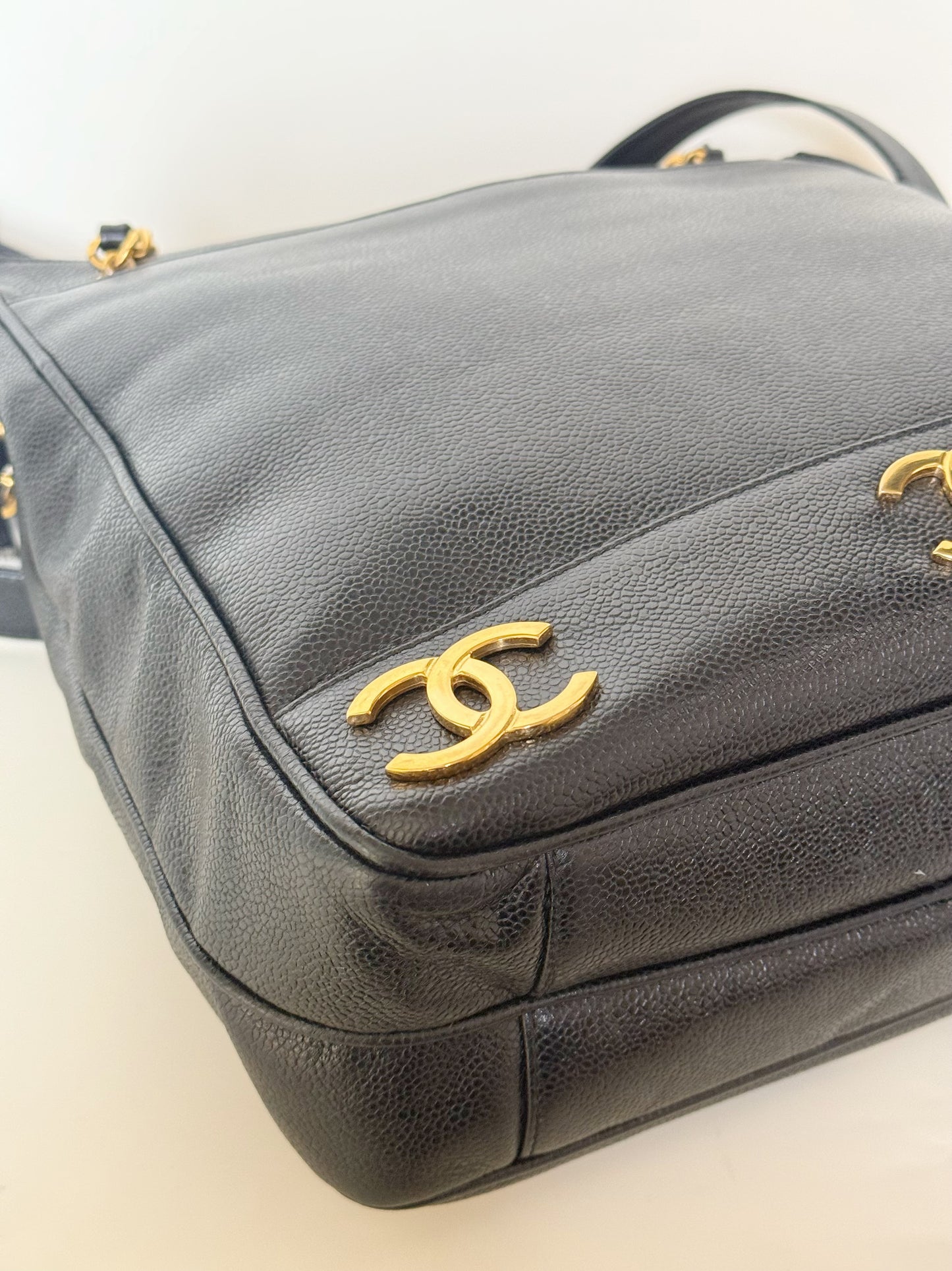 Chanel Caviar Triple CC Shoulder Bag