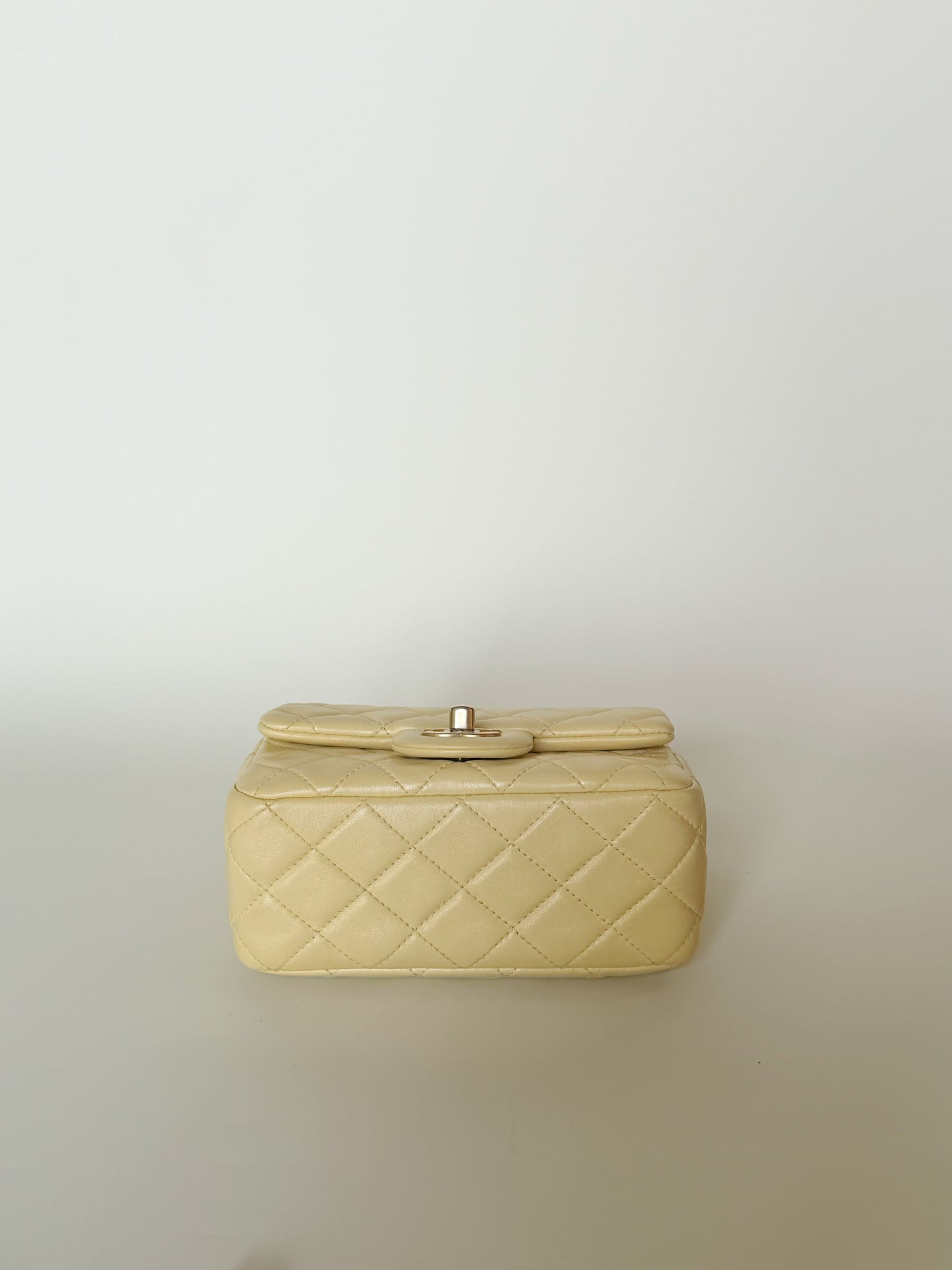 Chanel Mini Pearl Crush Square Flap Bag Lambskin