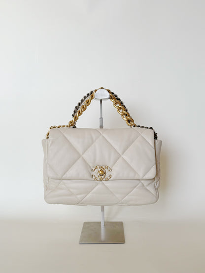 Chanel Lambskin Quilted Chanel 19 Flap
