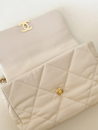 Chanel Lambskin Quilted Chanel 19 Flap