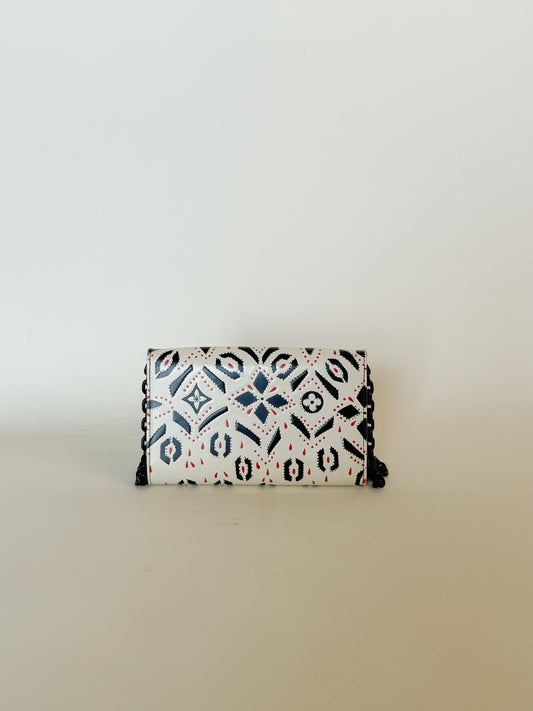 Louis Vuitton Leather Twist Wallet on Chain