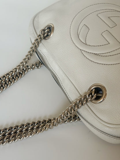 Gucci Pebbled Calfskin Small Soho Bowler