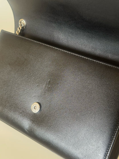 Saint Laurent Smooth Calfskin Classic Monogram Kate Tassel Satchel