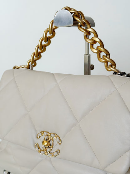Chanel Lambskin Quilted Chanel 19 Flap