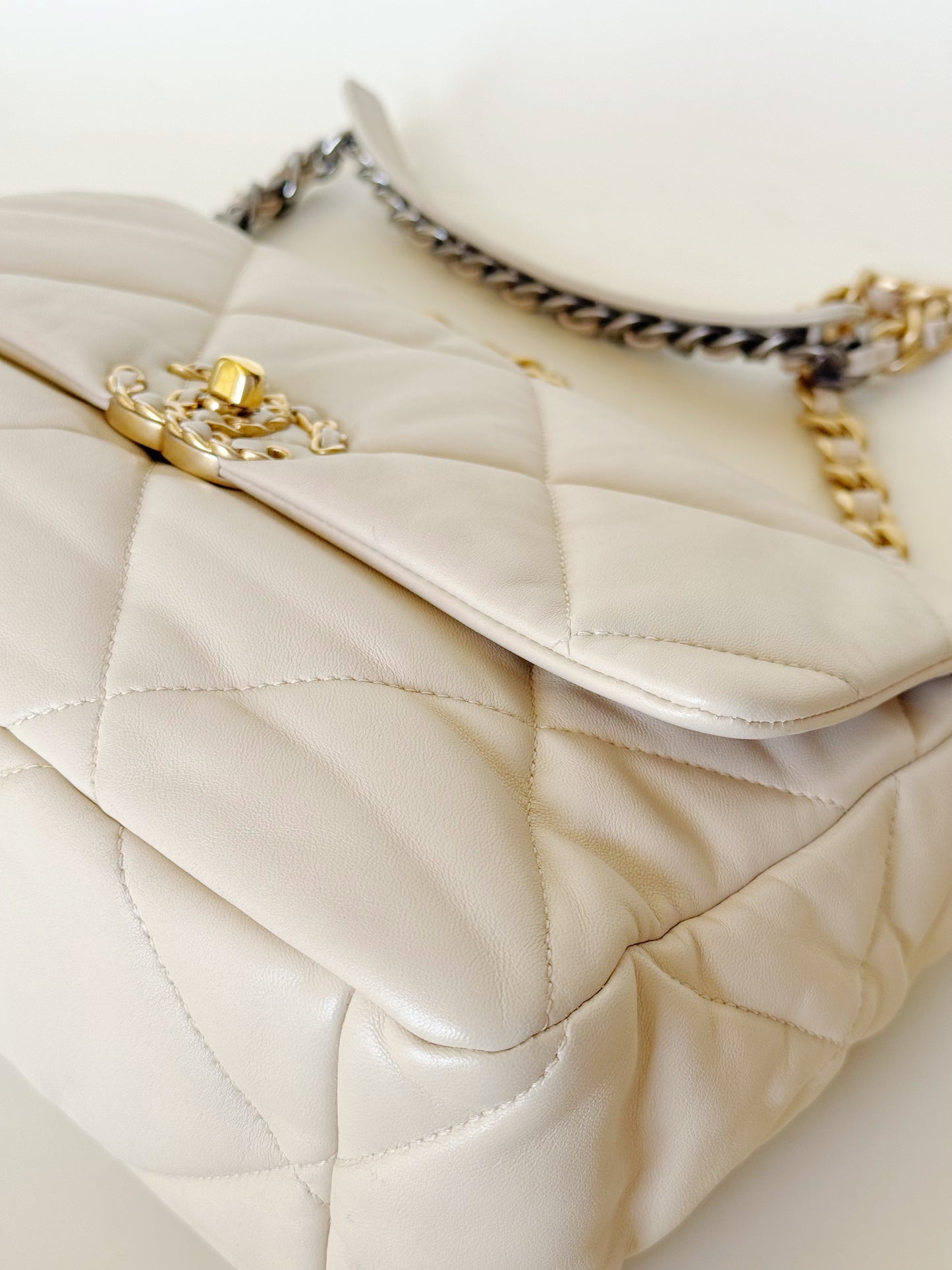 Chanel Lambskin Quilted Chanel 19 Flap