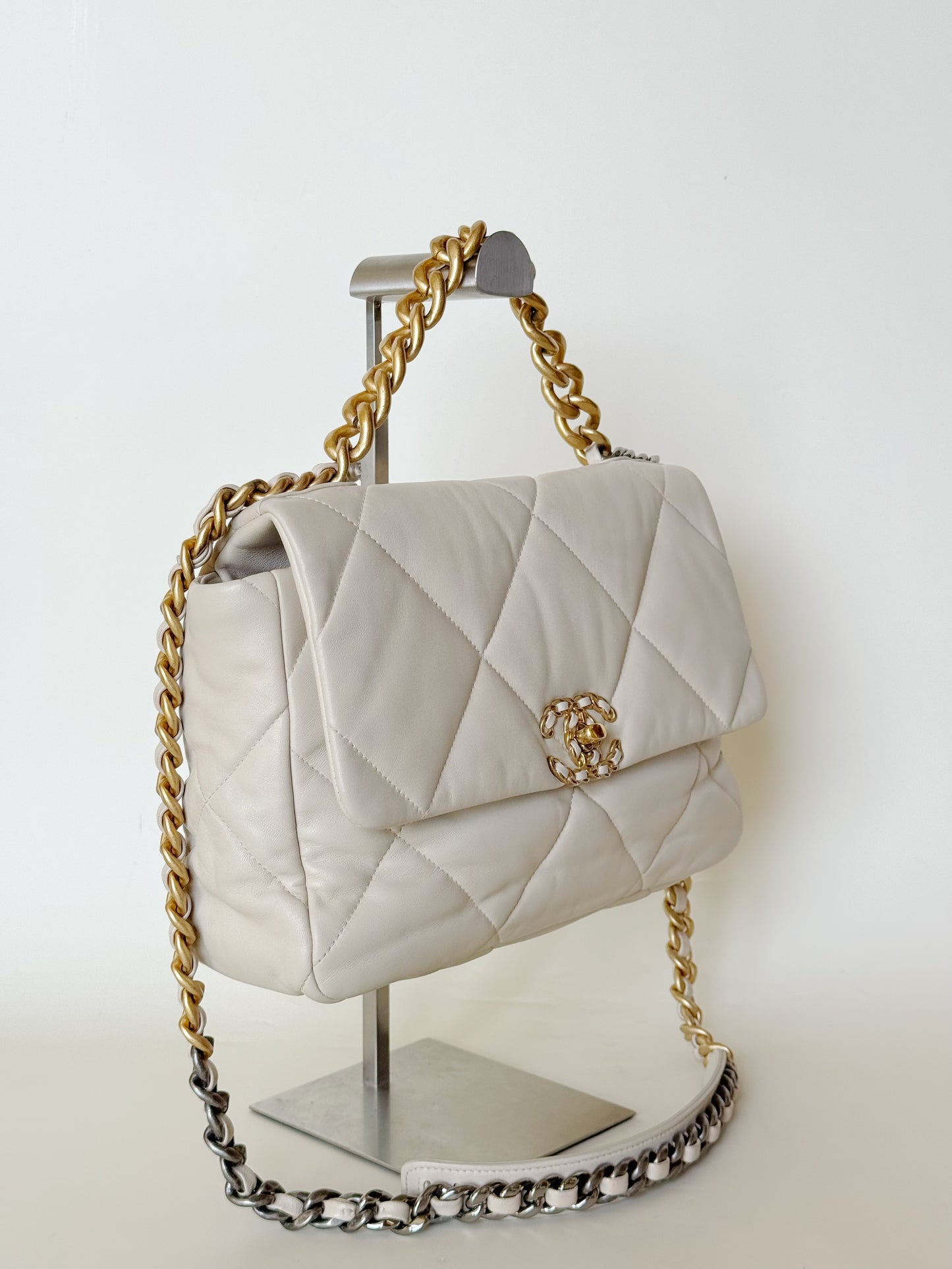 Chanel Lambskin Quilted Chanel 19 Flap