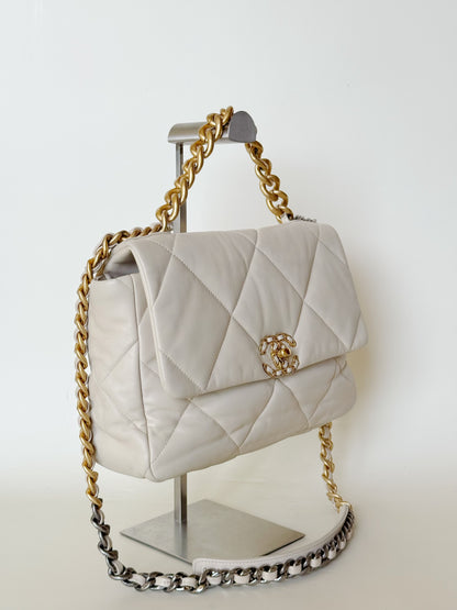 Chanel Lambskin Quilted Chanel 19 Flap